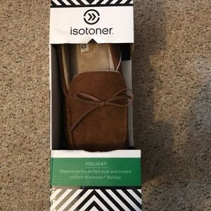 Isotoner gel comfort slippers - Brown 9.5-10.5
